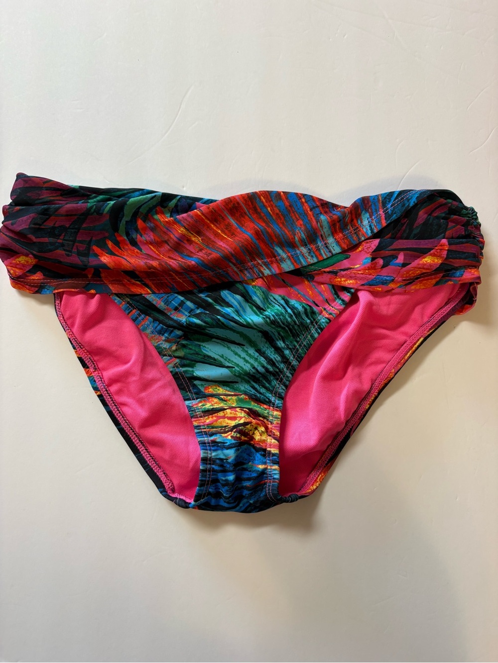 Bleu Rod Beattie sarongTropical Multicolor hipster Bikini Bottom 6 - Picture 2 of 11